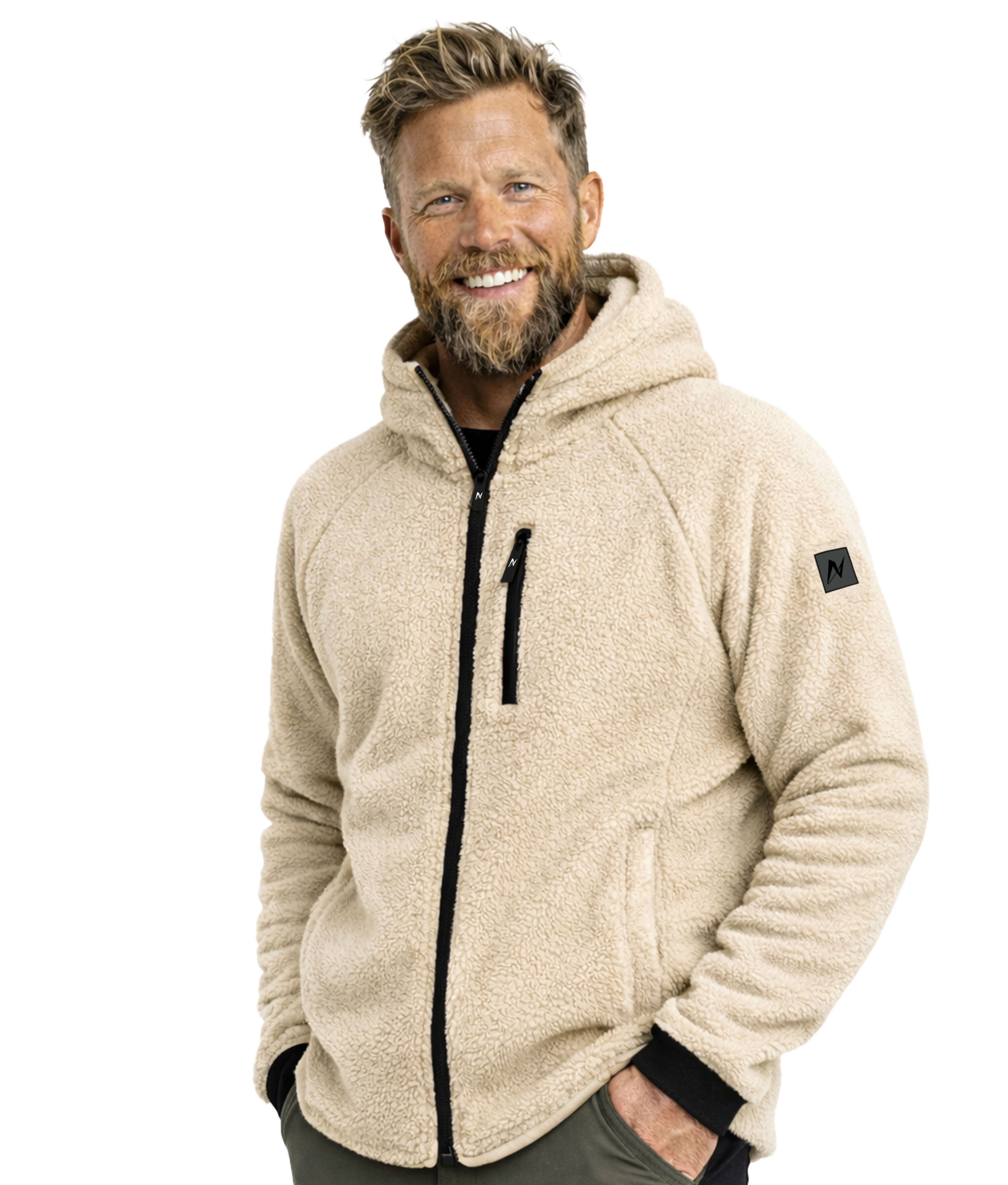 Arctic Sherpa Fleece Hoodie Herre
