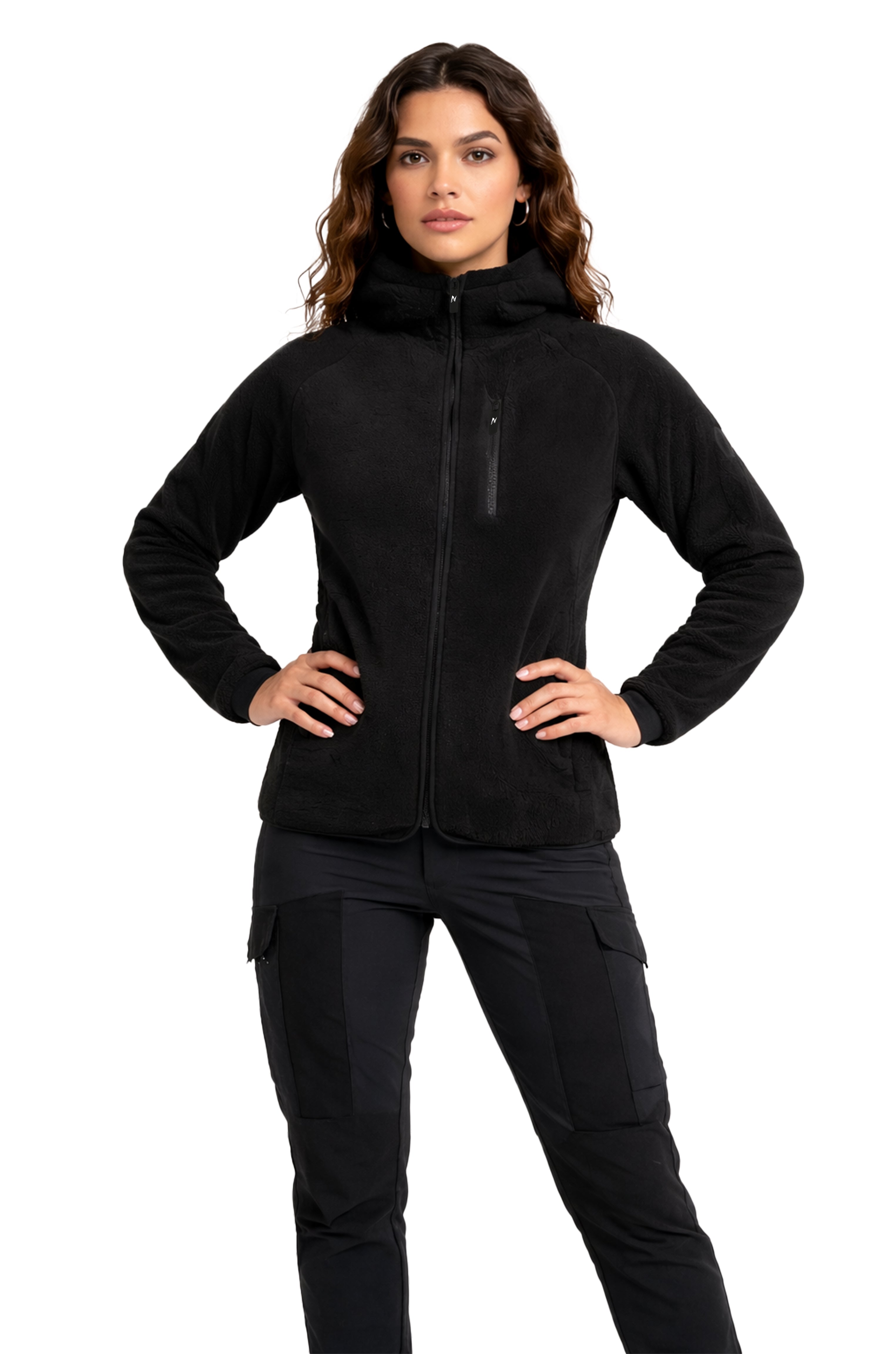Arctic Sherpa Fleece Hoodie  Woman