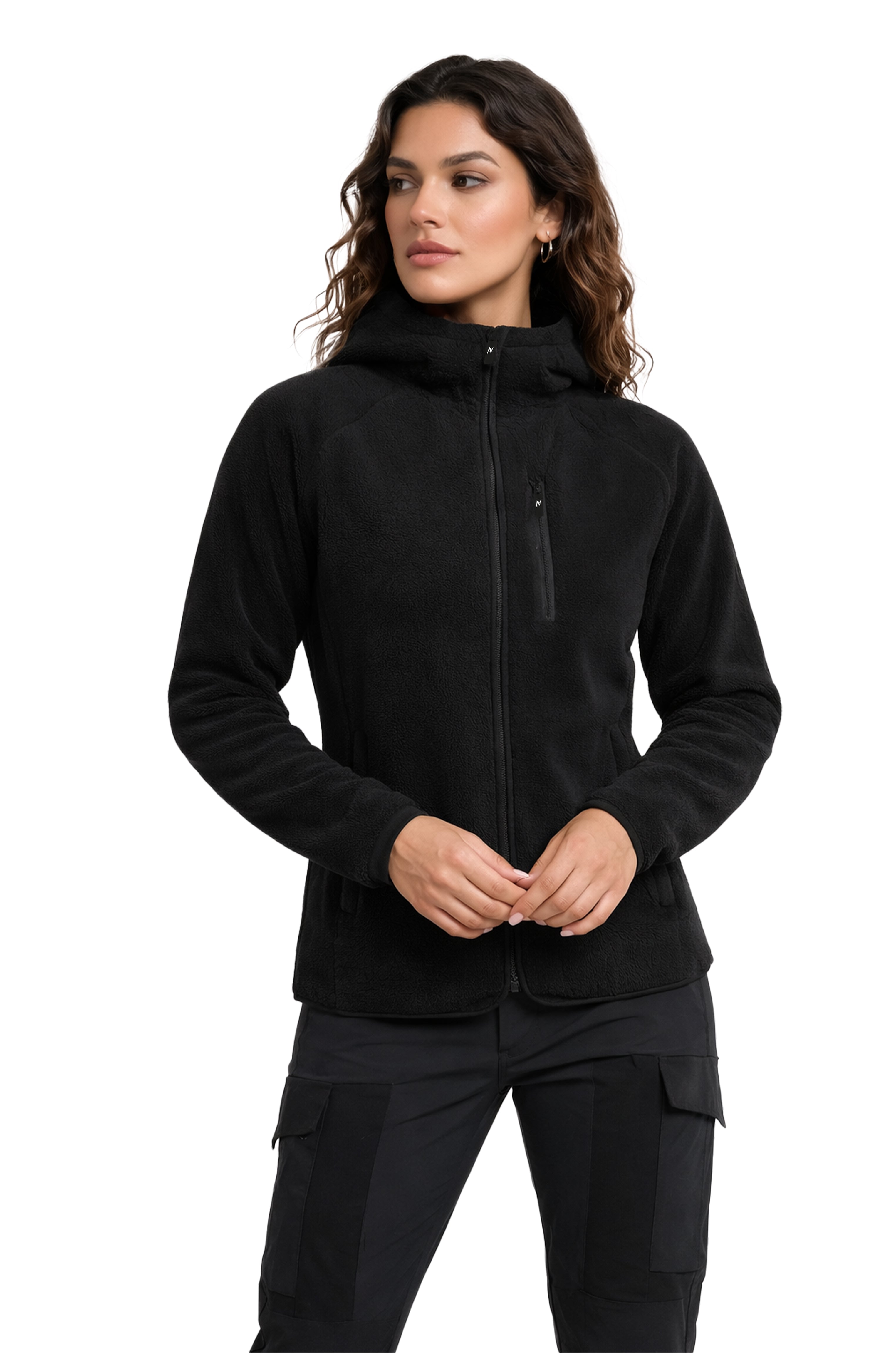 Arctic Sherpa Fleece Hoodie  Woman