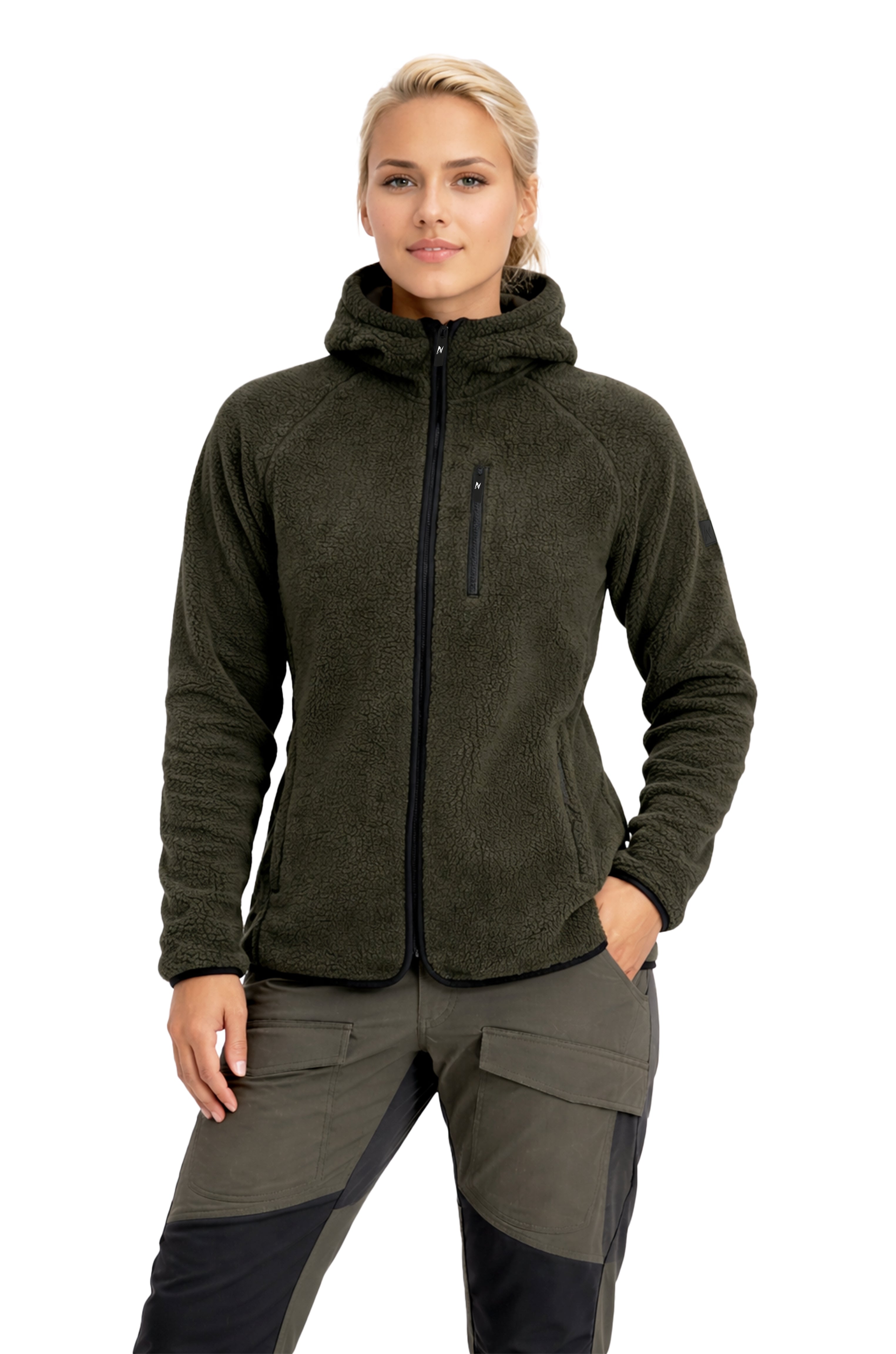 Arctic Sherpa Fleece Hoodie  Woman