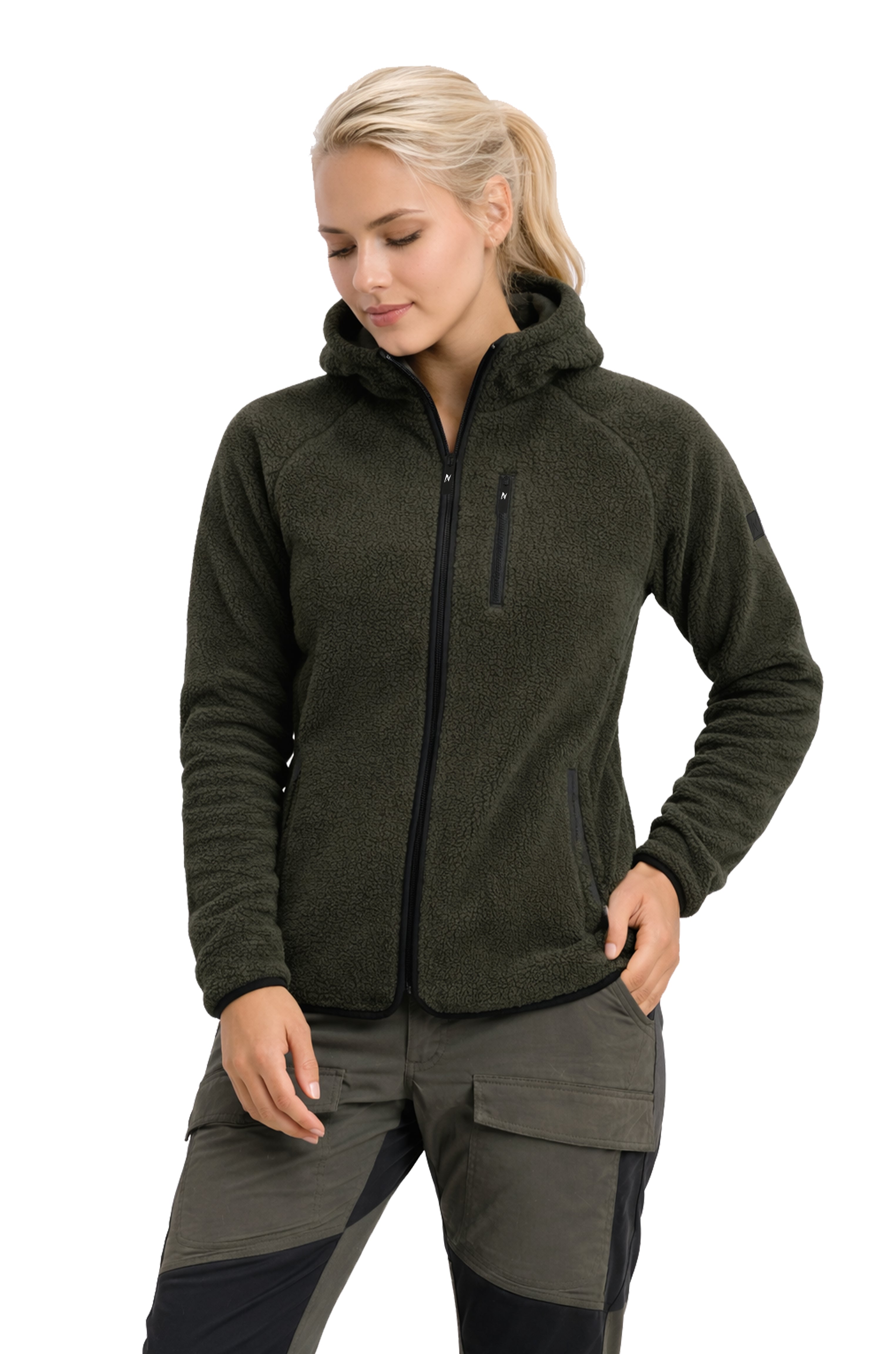 Arctic Sherpa Fleece Hoodie  Woman