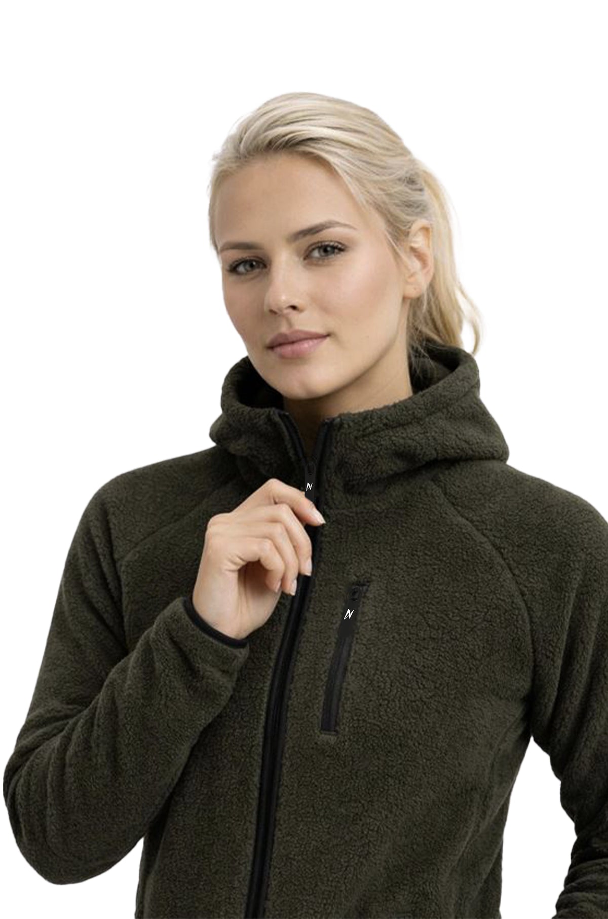 Arctic Sherpa Fleece Hoodie  Woman